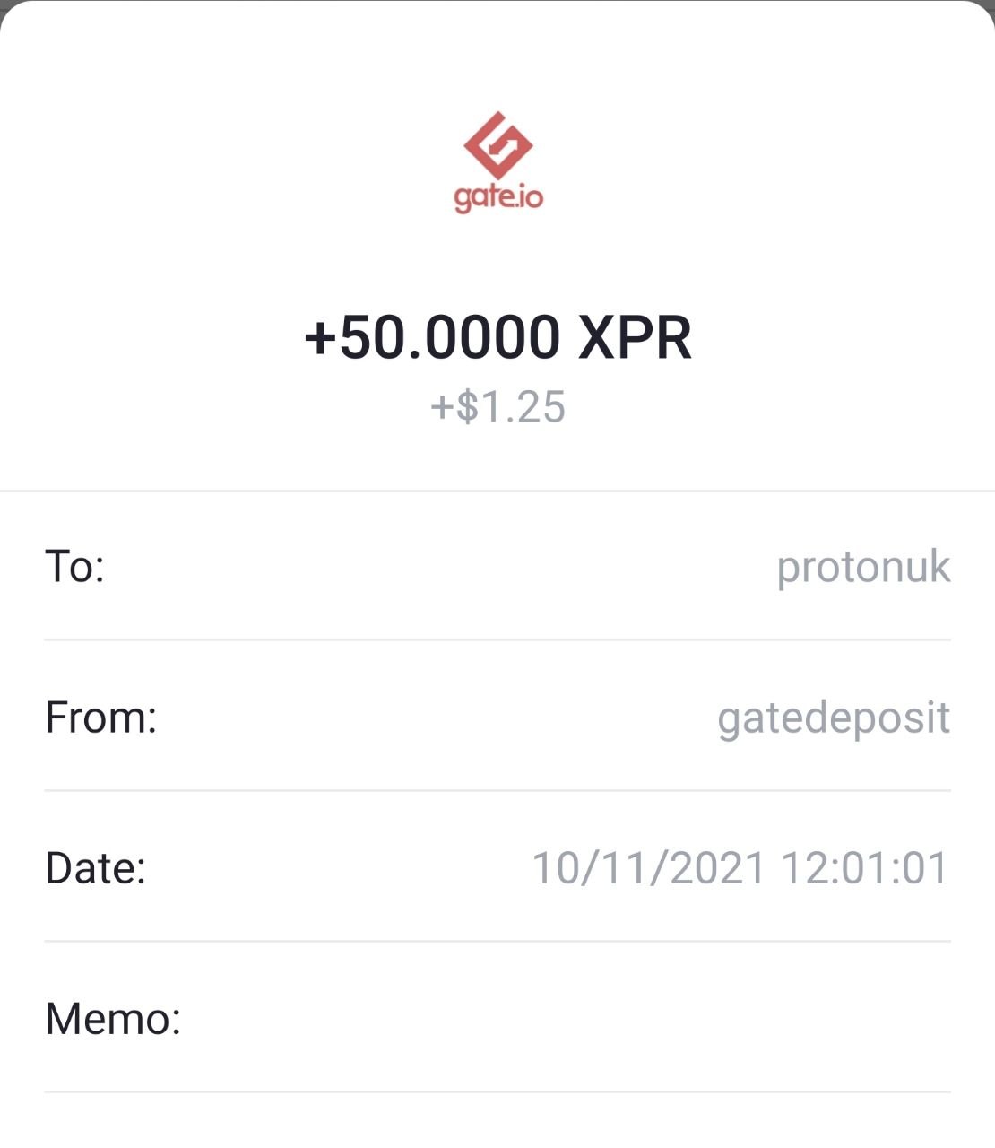 How to transfer Proton XPR to and from gate.io