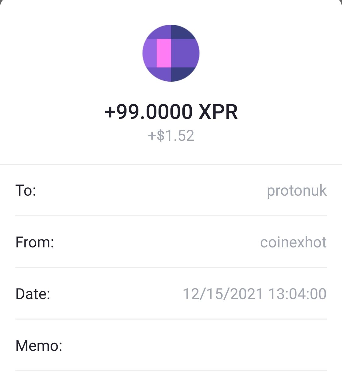 How to transfer Proton XPR to and from CoinEx